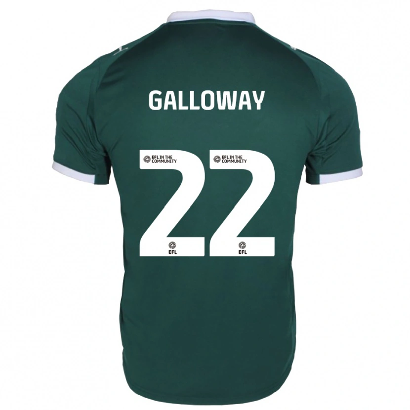 Danxen Hombre Camiseta Brendan Galloway #22 Verde Blanco 1ª Equipación 2025/26 La Camisa