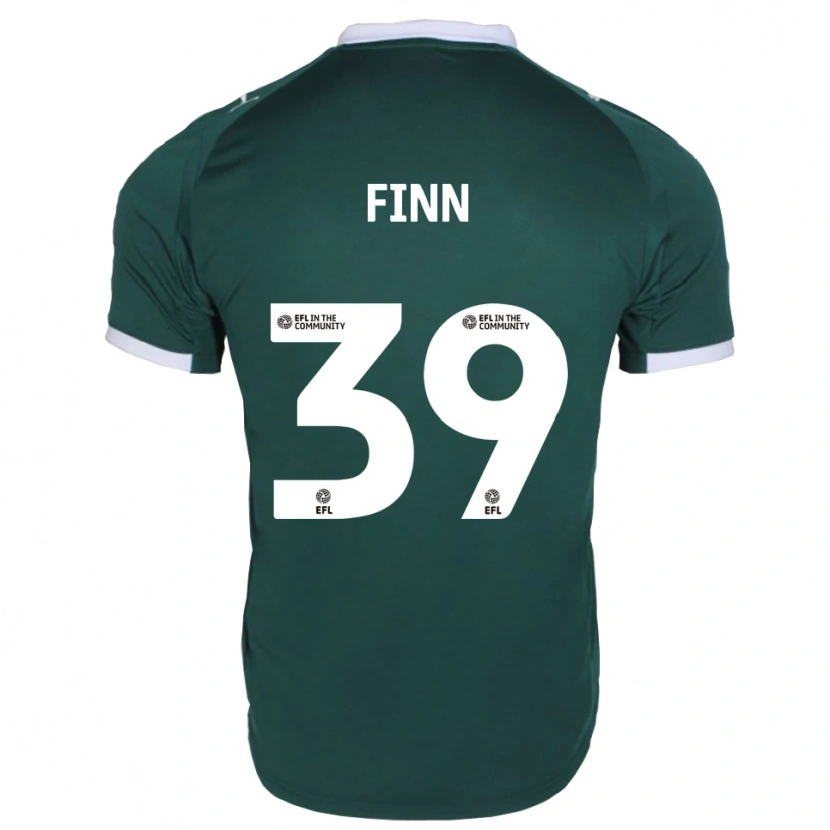 Danxen Hombre Camiseta Tegan Finn #39 Verde Blanco 1ª Equipación 2025/26 La Camisa