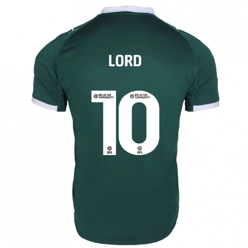 Danxen Hombre Camiseta Sam Lord #10 Verde Blanco 1ª Equipación 2025/26 La Camisa