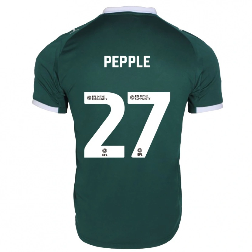 Danxen Hombre Camiseta Aribim Pepple #27 Verde Blanco 1ª Equipación 2025/26 La Camisa
