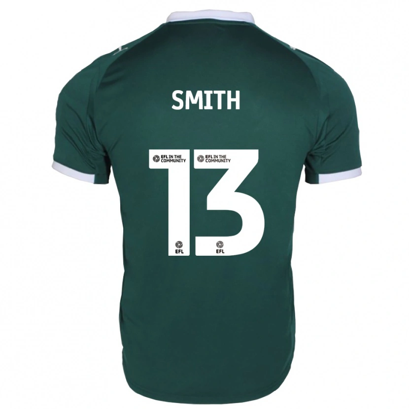 Danxen Hombre Camiseta Grace Smith #13 Verde Blanco 1ª Equipación 2025/26 La Camisa