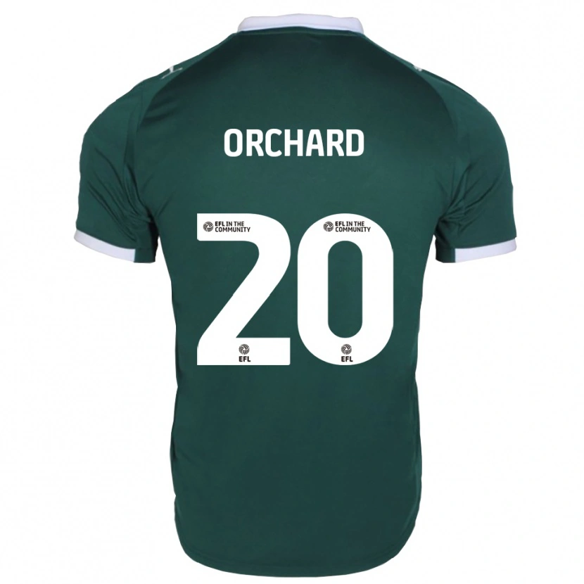Danxen Hombre Camiseta Fern Orchard #20 Verde Blanco 1ª Equipación 2025/26 La Camisa