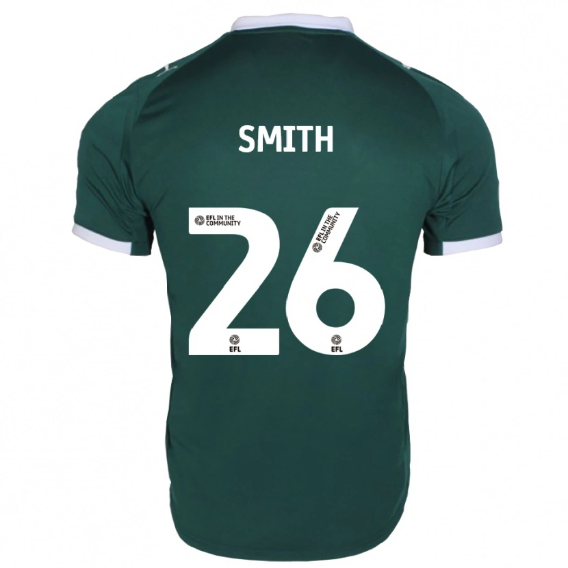 Danxen Hombre Camiseta Caitlin Smith #26 Verde Blanco 1ª Equipación 2025/26 La Camisa