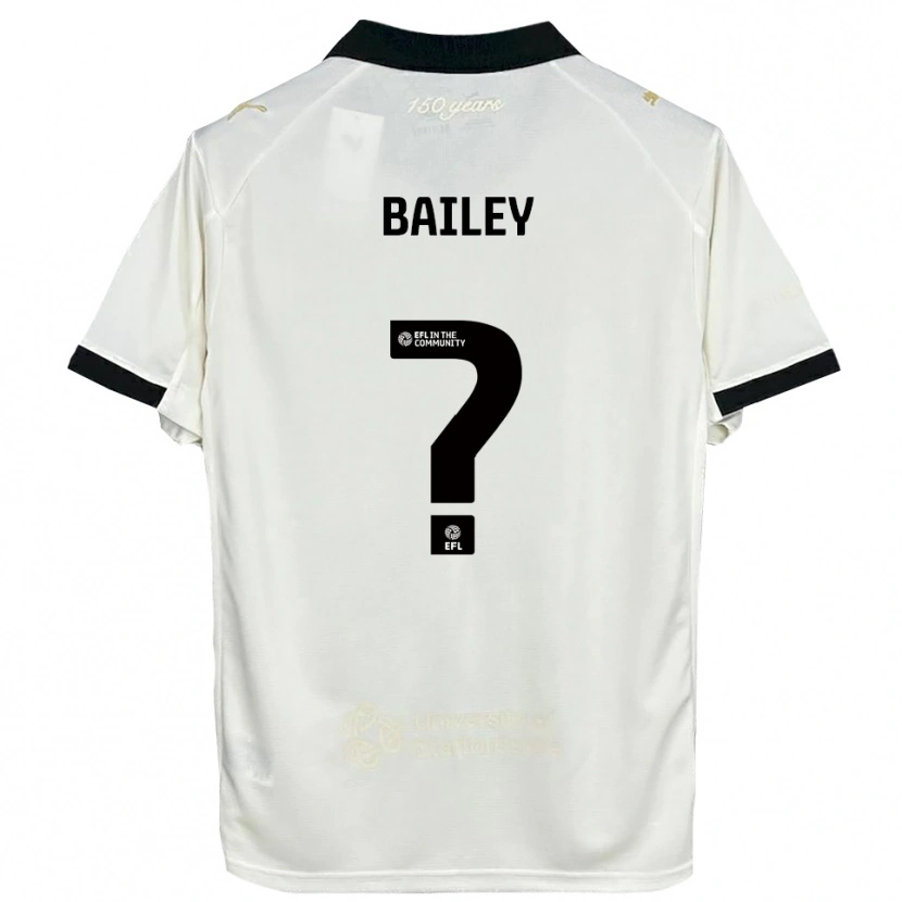 Danxen Hombre Camiseta Hollie Bailey #0 Blanco Hueso Negro 1ª Equipación 2025/26 La Camisa