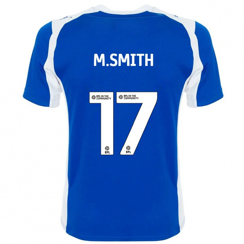 Danxen Hombre Camiseta Matt Smith #17 Azul Blanco 1ª Equipación 2025/26 La Camisa