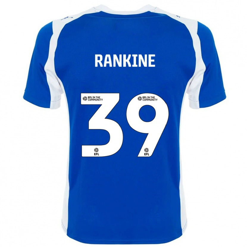 Danxen Hombre Camiseta Dion Rankine #39 Azul Blanco 1ª Equipación 2025/26 La Camisa