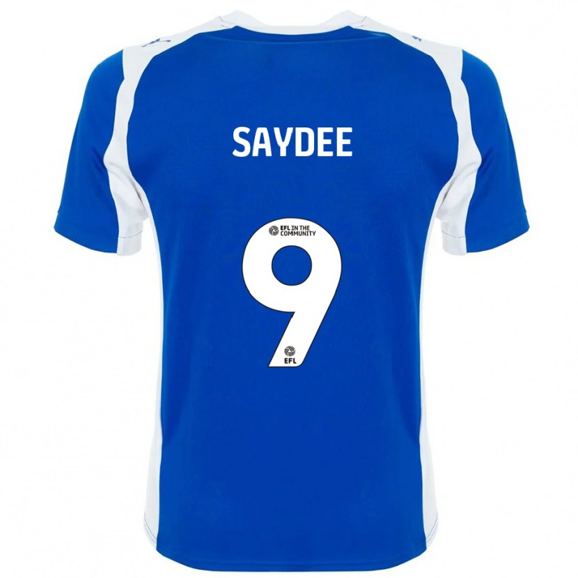 Danxen Hombre Camiseta Christian Saydee #9 Azul Blanco 1ª Equipación 2025/26 La Camisa