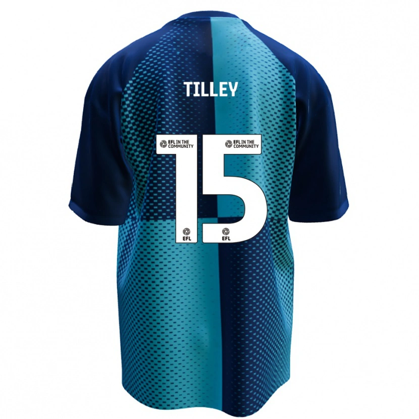 Danxen Hombre Camiseta James Tilley #15 Azul Celeste 1ª Equipación 2025/26 La Camisa
