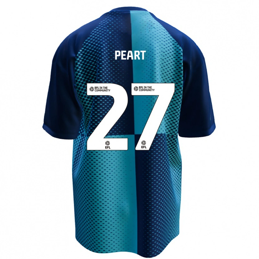 Danxen Hombre Camiseta Brody Peart #27 Azul Celeste 1ª Equipación 2025/26 La Camisa
