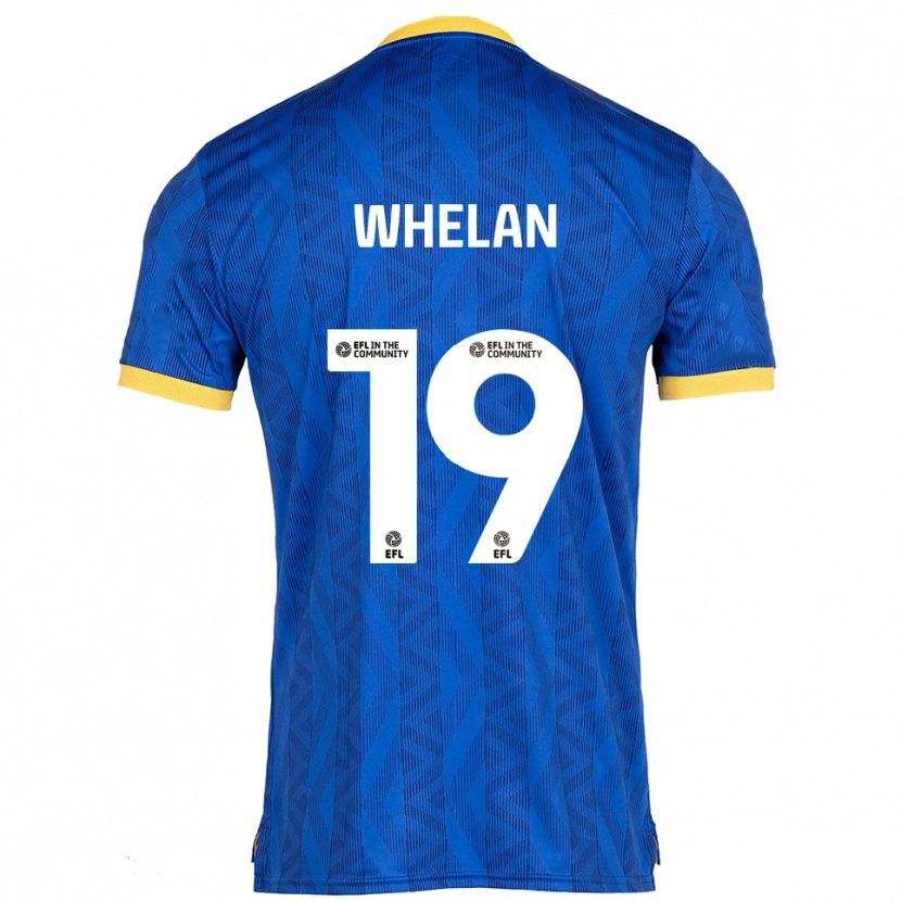 Danxen Hombre Camiseta Kelly-Jade Whelan #19 Azul Marino Amarillo 1ª Equipación 2025/26 La Camisa