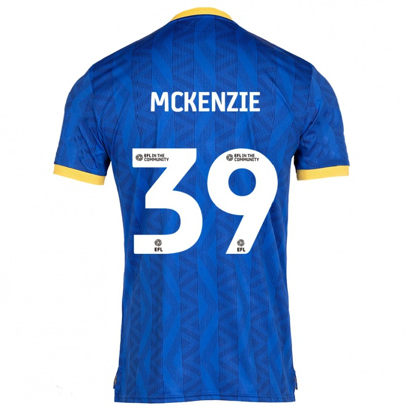 Danxen Hombre Camiseta Kai Mckenzie #39 Azul Marino Amarillo 1ª Equipación 2025/26 La Camisa