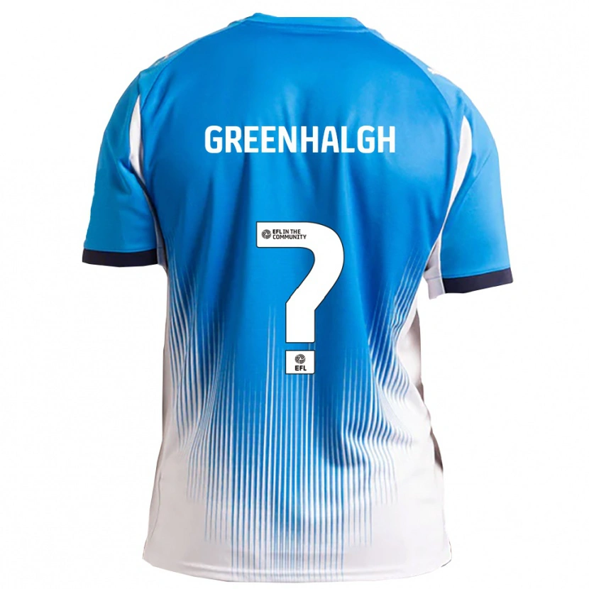 Danxen Hombre Camiseta Olivia Greenhalgh #0 Azul Blanco 1ª Equipación 2025/26 La Camisa