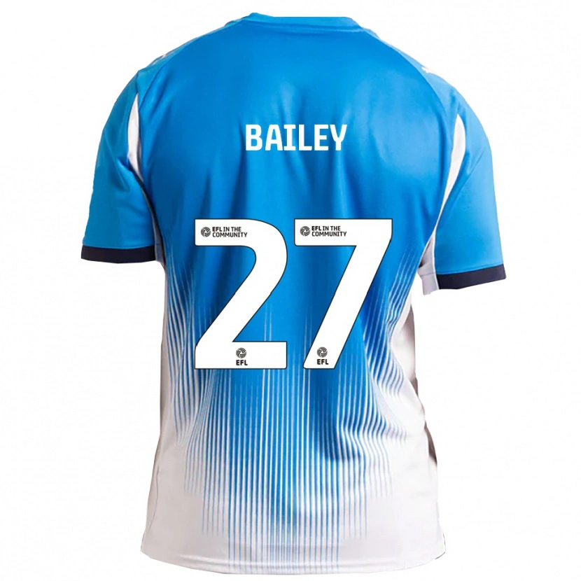 Danxen Hombre Camiseta Odin Bailey #27 Azul Blanco 1ª Equipación 2025/26 La Camisa