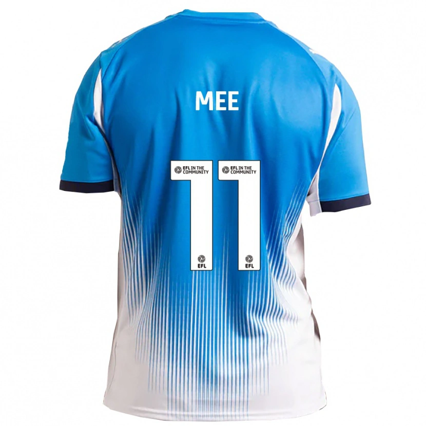 Danxen Hombre Camiseta Ashton Mee #11 Azul Blanco 1ª Equipación 2025/26 La Camisa