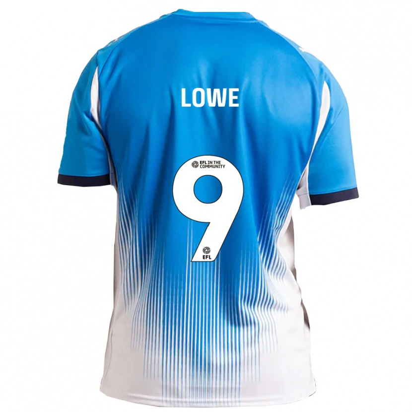 Danxen Hombre Camiseta Nathan Lowe #9 Azul Blanco 1ª Equipación 2025/26 La Camisa