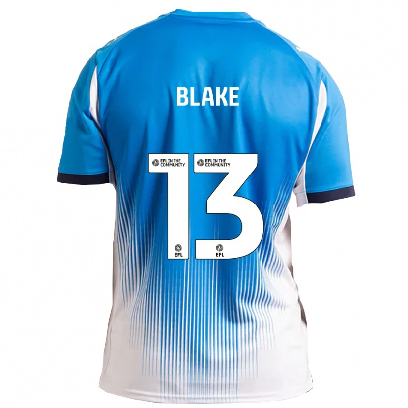 Danxen Hombre Camiseta Billy Blake #13 Azul Blanco 1ª Equipación 2025/26 La Camisa