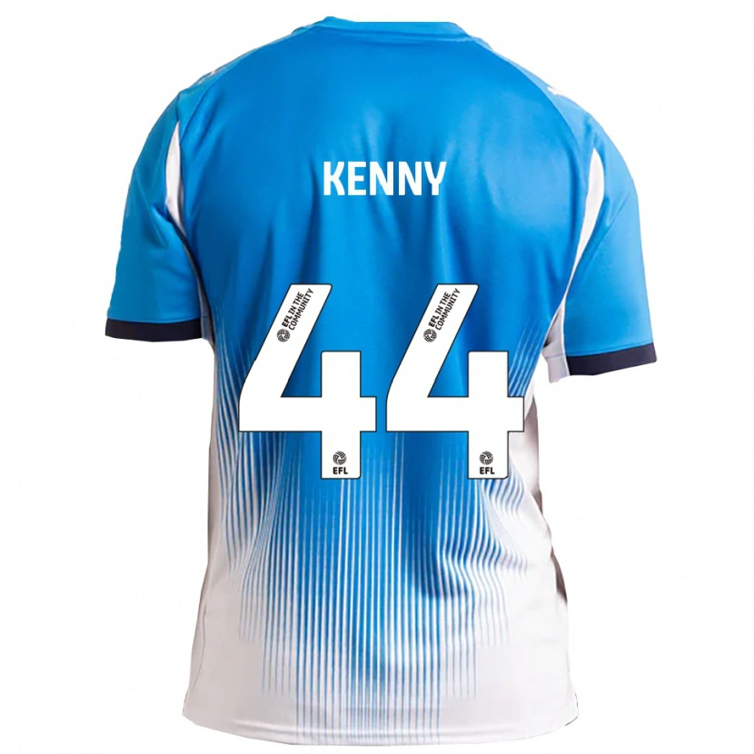 Danxen Hombre Camiseta Jack Kenny #44 Azul Blanco 1ª Equipación 2025/26 La Camisa