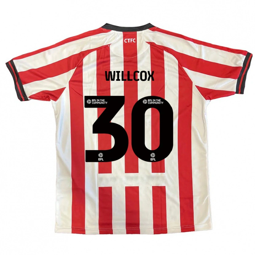 Danxen Hombre Camiseta Freddy Willcox #30 Rojo Blanco Negro 1ª Equipación 2025/26 La Camisa