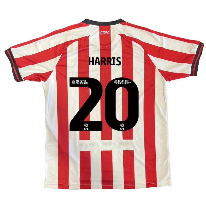 Danxen Hombre Camiseta Max Harris #20 Rojo Blanco Negro 1ª Equipación 2025/26 La Camisa