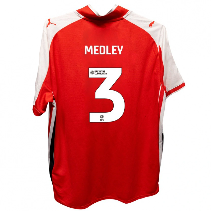 Danxen Hombre Camiseta Zech Medley #3 Rojo Blanco 1ª Equipación 2025/26 La Camisa