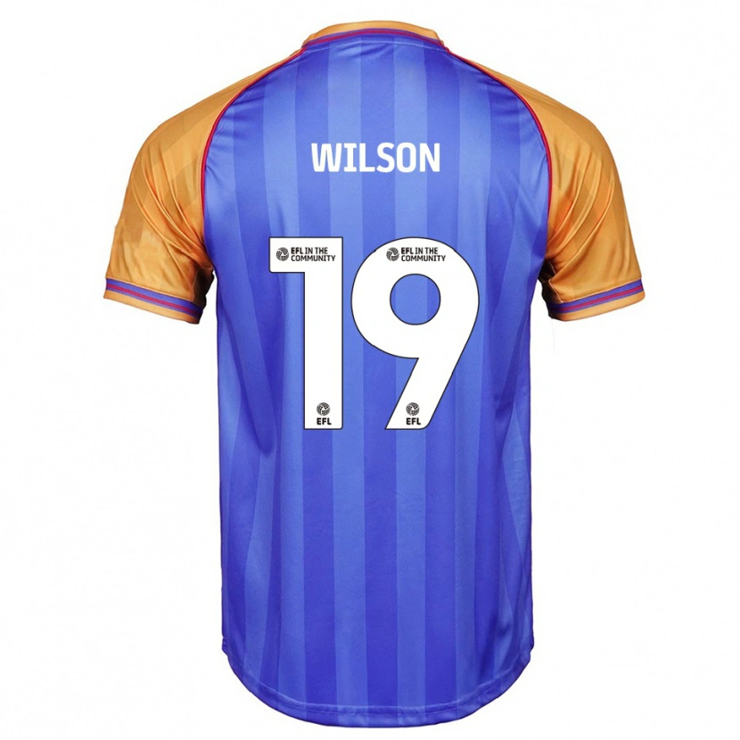 Danxen Hombre Camiseta Pip Wilson #19 Azul Naranja 1ª Equipación 2025/26 La Camisa