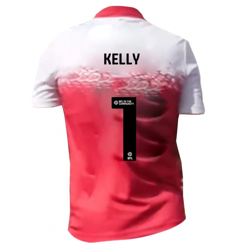 Danxen Hombre Camiseta Michael Kelly #1 Rojo Blanco 1ª Equipación 2025/26 La Camisa