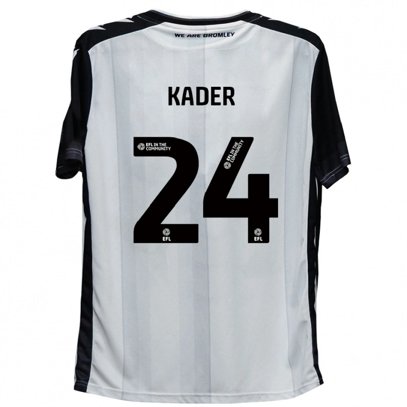 Danxen Hombre Camiseta Soul Kader #24 Blanco Negro 1ª Equipación 2025/26 La Camisa