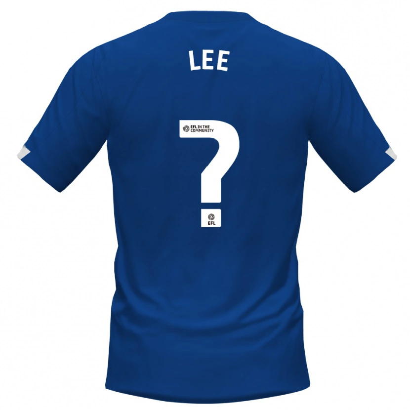 Danxen Hombre Camiseta Katelin Lee #0 Azul Blanco 1ª Equipación 2025/26 La Camisa