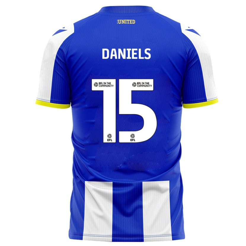 Danxen Hombre Camiseta Learna Daniels #15 Azul Blanco 1ª Equipación 2025/26 La Camisa