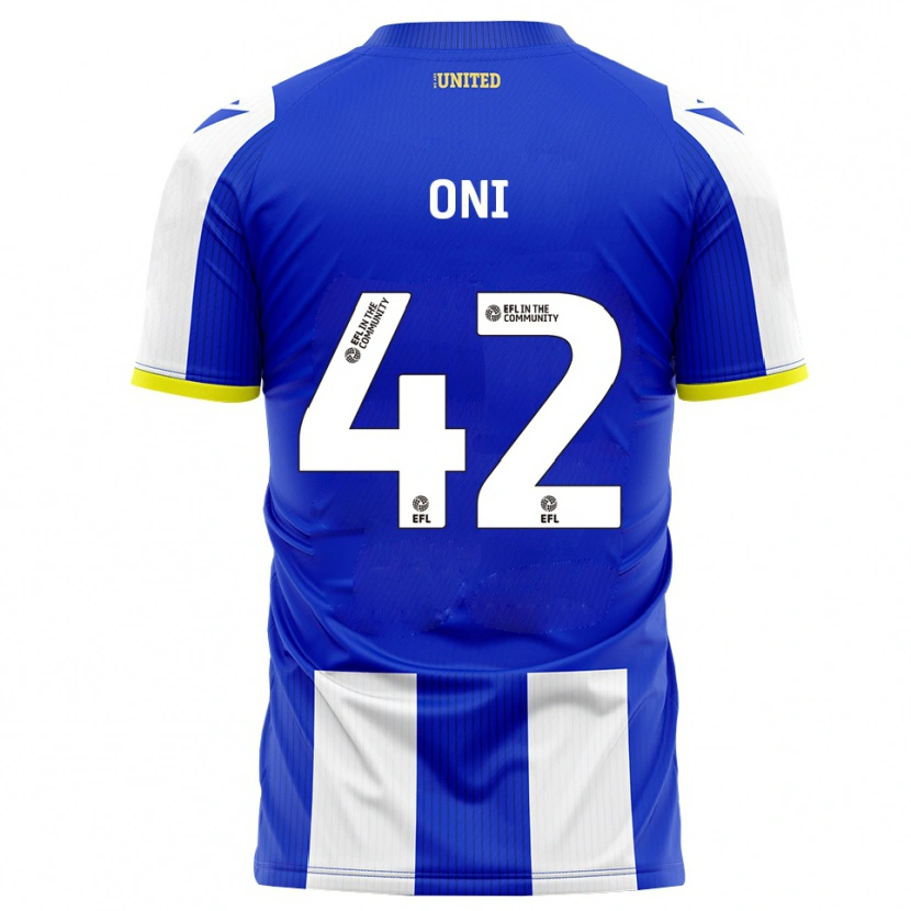 Danxen Hombre Camiseta Milton Oni #42 Azul Blanco 1ª Equipación 2025/26 La Camisa