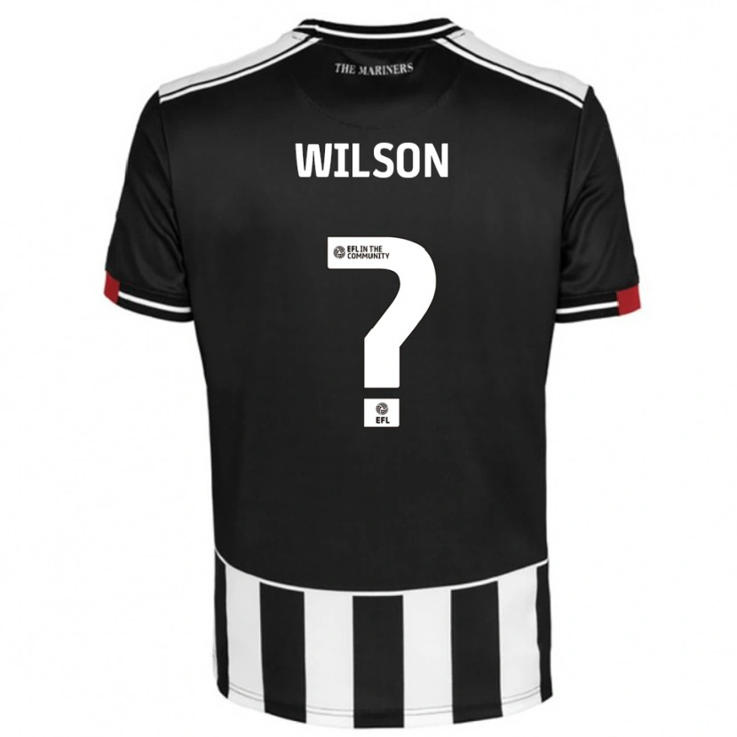 Danxen Hombre Camiseta Ellie Wilson #0 Negro Blanco Rojo 1ª Equipación 2025/26 La Camisa