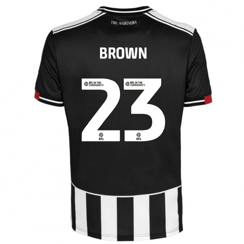 Danxen Hombre Camiseta Henry Brown #23 Negro Blanco Rojo 1ª Equipación 2025/26 La Camisa