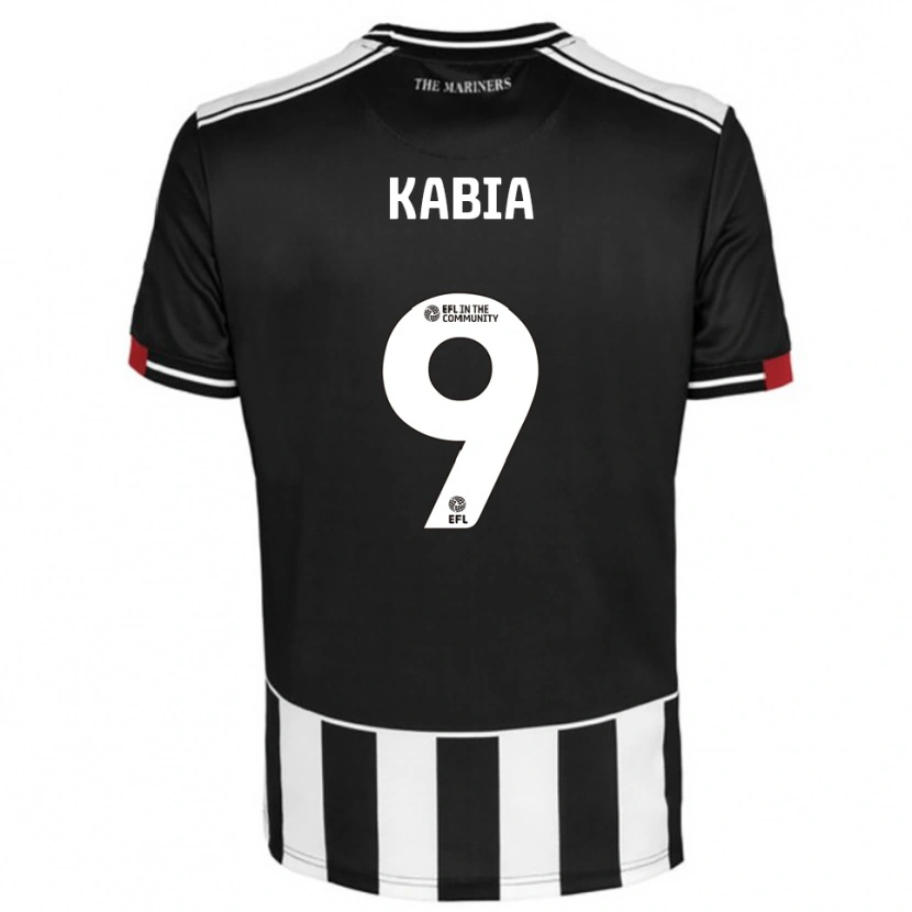 Danxen Hombre Camiseta Jaze Kabia #9 Negro Blanco Rojo 1ª Equipación 2025/26 La Camisa