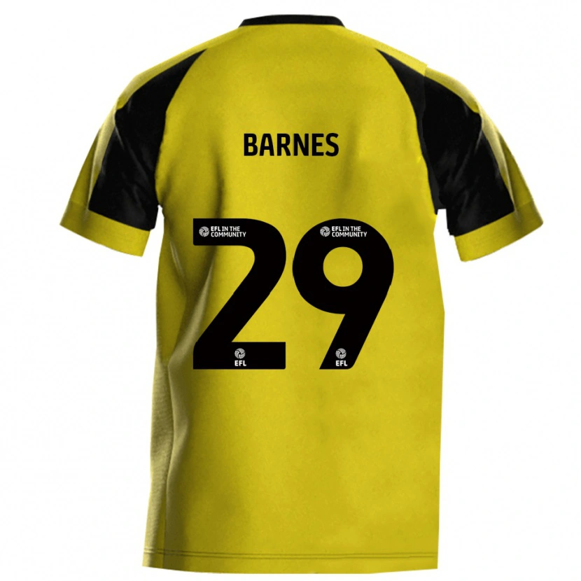 Danxen Hombre Camiseta Lucas Barnes #29 Amarillo Gris 1ª Equipación 2025/26 La Camisa