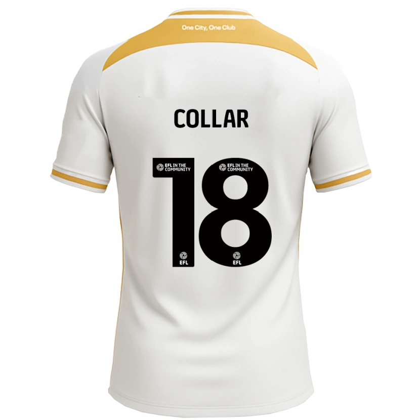 Danxen Hombre Camiseta Will Collar #18 Blanco Dorado 1ª Equipación 2025/26 La Camisa