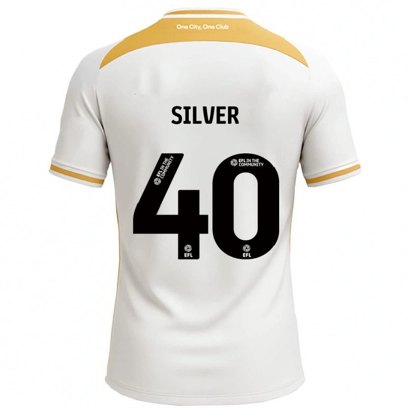 Danxen Hombre Camiseta Rian Silver #40 Blanco Dorado 1ª Equipación 2025/26 La Camisa
