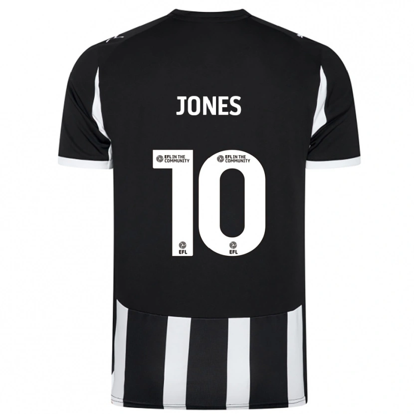 Danxen Hombre Camiseta Jodi Jones #10 Blanco Negro 1ª Equipación 2025/26 La Camisa