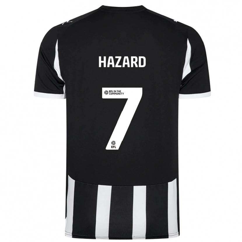 Danxen Hombre Camiseta Harrison Hazard #7 Blanco Negro 1ª Equipación 2025/26 La Camisa