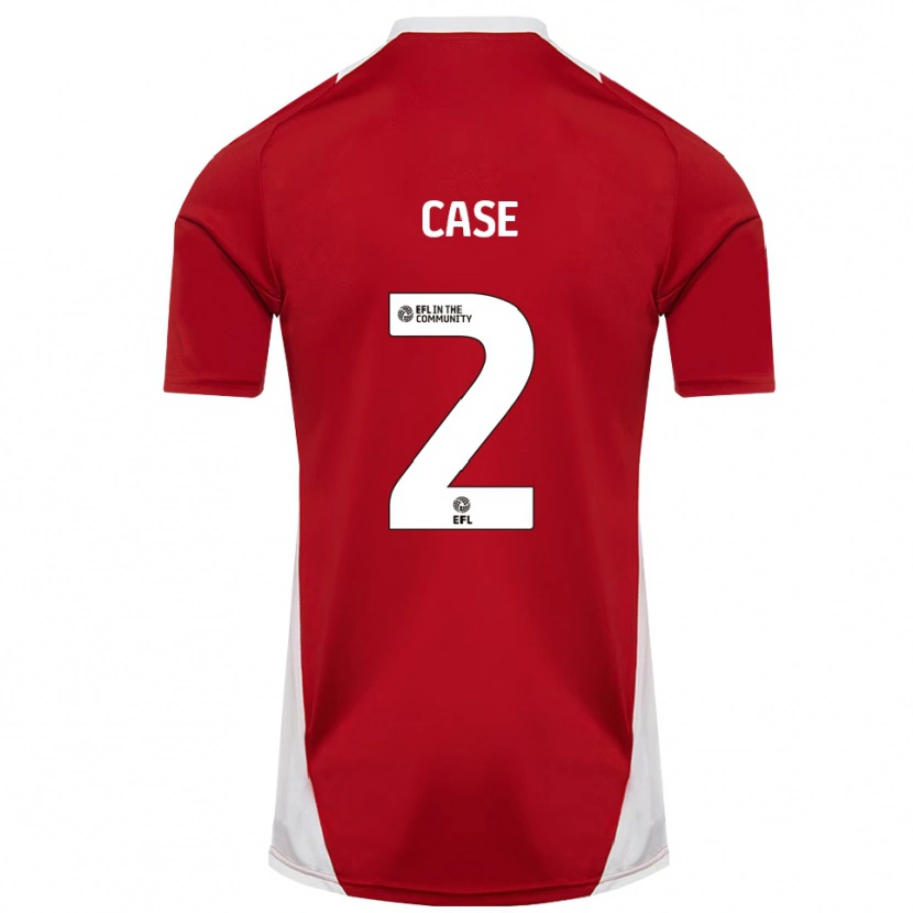 Danxen Hombre Camiseta Ollie Case #2 Rojo Blanco Dorado 1ª Equipación 2025/26 La Camisa