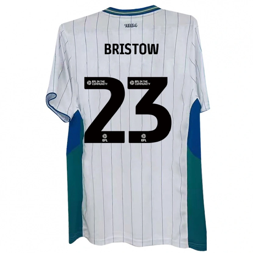 Danxen Hombre Camiseta Ethan Bristow #23 Blanco Verde Azul 1ª Equipación 2025/26 La Camisa