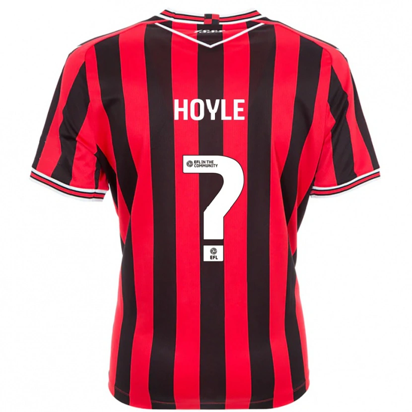 Danxen Hombre Camiseta Lauren Hoyle #0 Rojo Negro 1ª Equipación 2025/26 La Camisa