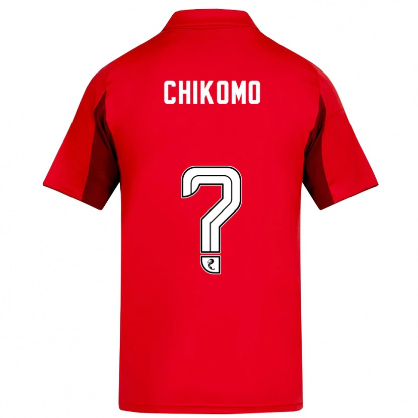 Danxen Hombre Camiseta Bradley Chikomo #0 Rojo Borgoña 1ª Equipación 2025/26 La Camisa