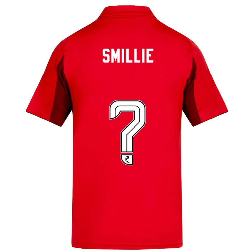 Danxen Hombre Camiseta Reuben Smillie #0 Rojo Borgoña 1ª Equipación 2025/26 La Camisa