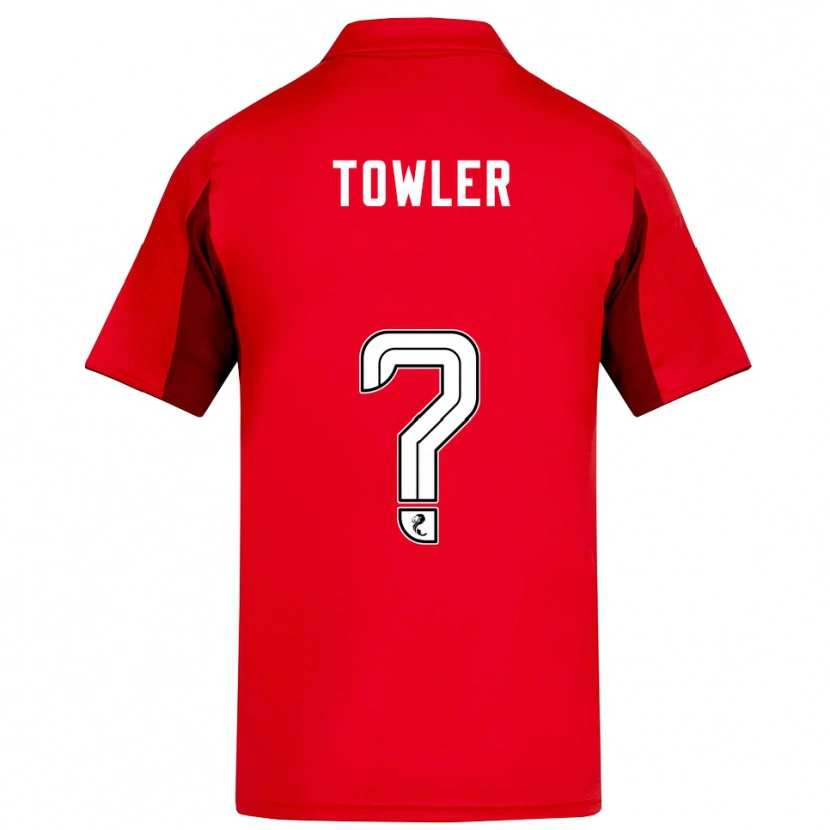 Danxen Hombre Camiseta Evan Towler #0 Rojo Borgoña 1ª Equipación 2025/26 La Camisa