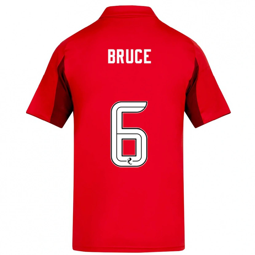 Danxen Hombre Camiseta Natasha Bruce #6 Rojo Borgoña 1ª Equipación 2025/26 La Camisa