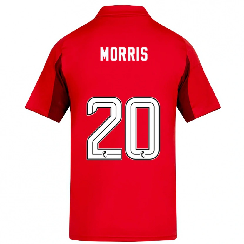 Danxen Hombre Camiseta Shayden Morris #20 Rojo Borgoña 1ª Equipación 2025/26 La Camisa