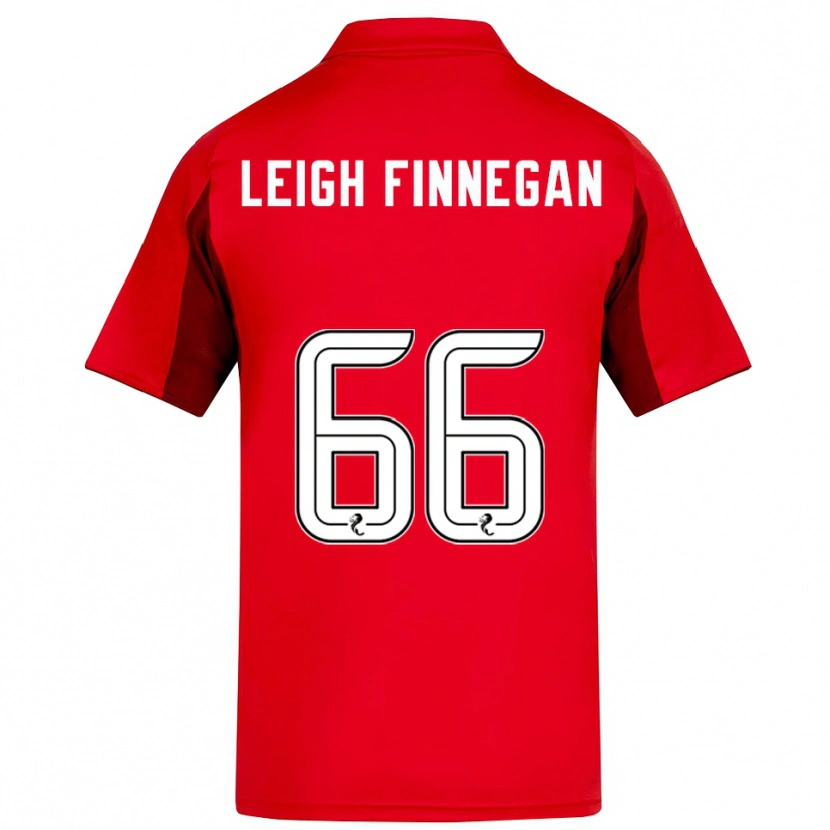 Danxen Hombre Camiseta Toni Leigh Finnegan #66 Rojo Borgoña 1ª Equipación 2025/26 La Camisa
