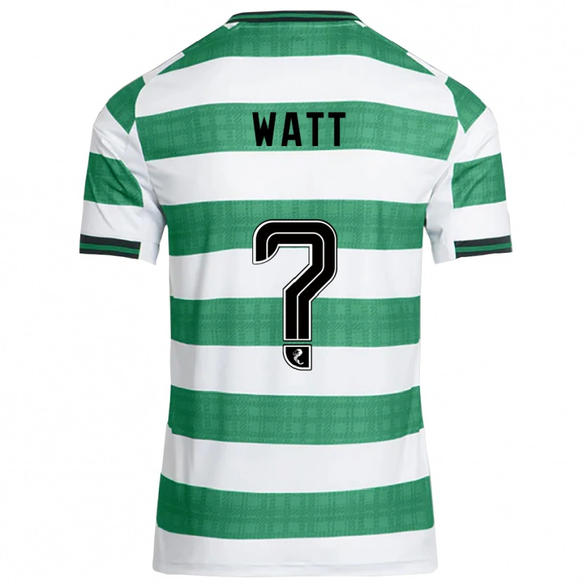 Danxen Hombre Camiseta Lennon Watt #0 Verde Blanco 1ª Equipación 2025/26 La Camisa