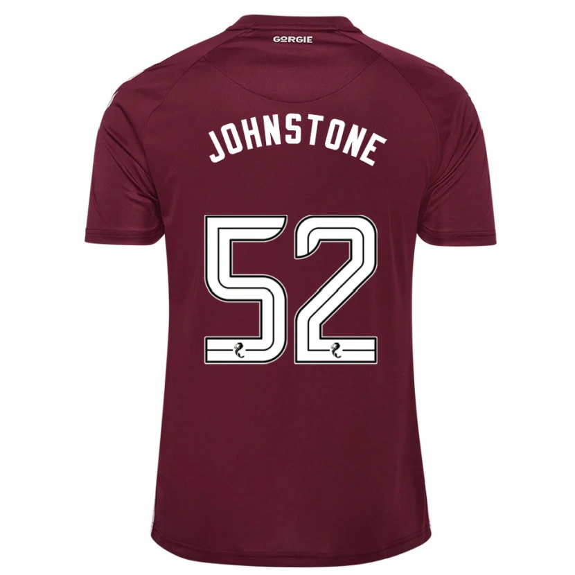 Danxen Hombre Camiseta Rachael Johnstone #52 Borgoña Blanco 1ª Equipación 2025/26 La Camisa