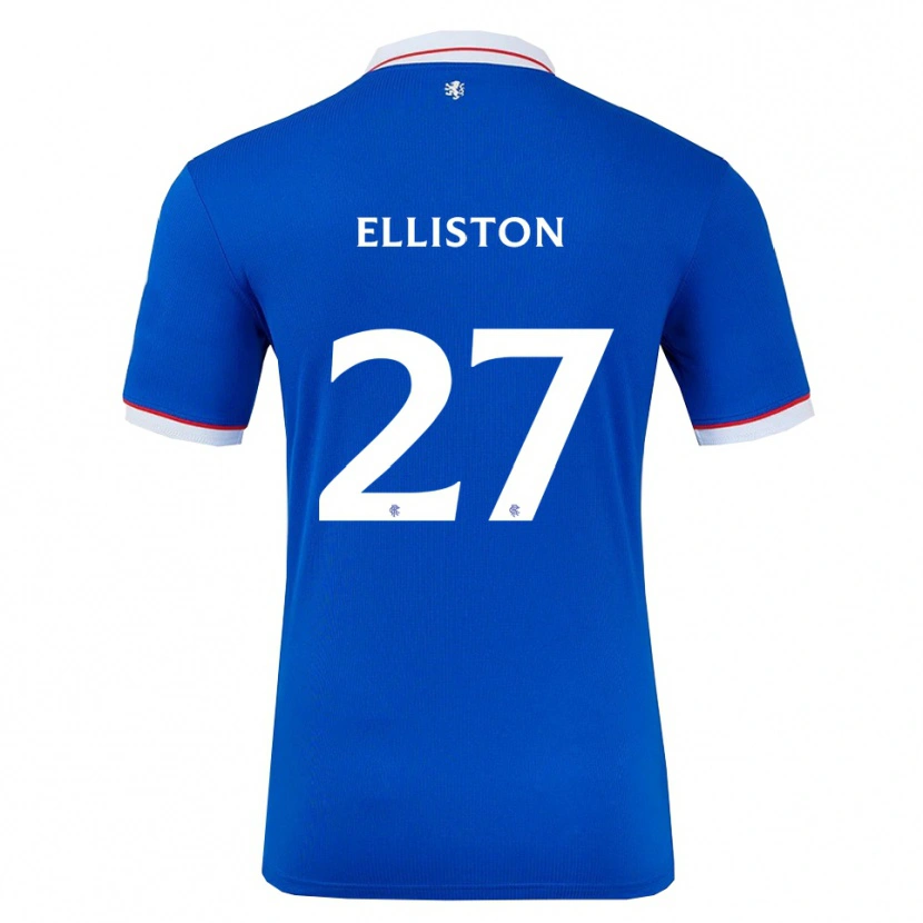 Danxen Hombre Camiseta Maddie Elliston #27 Azul Blanco 1ª Equipación 2025/26 La Camisa